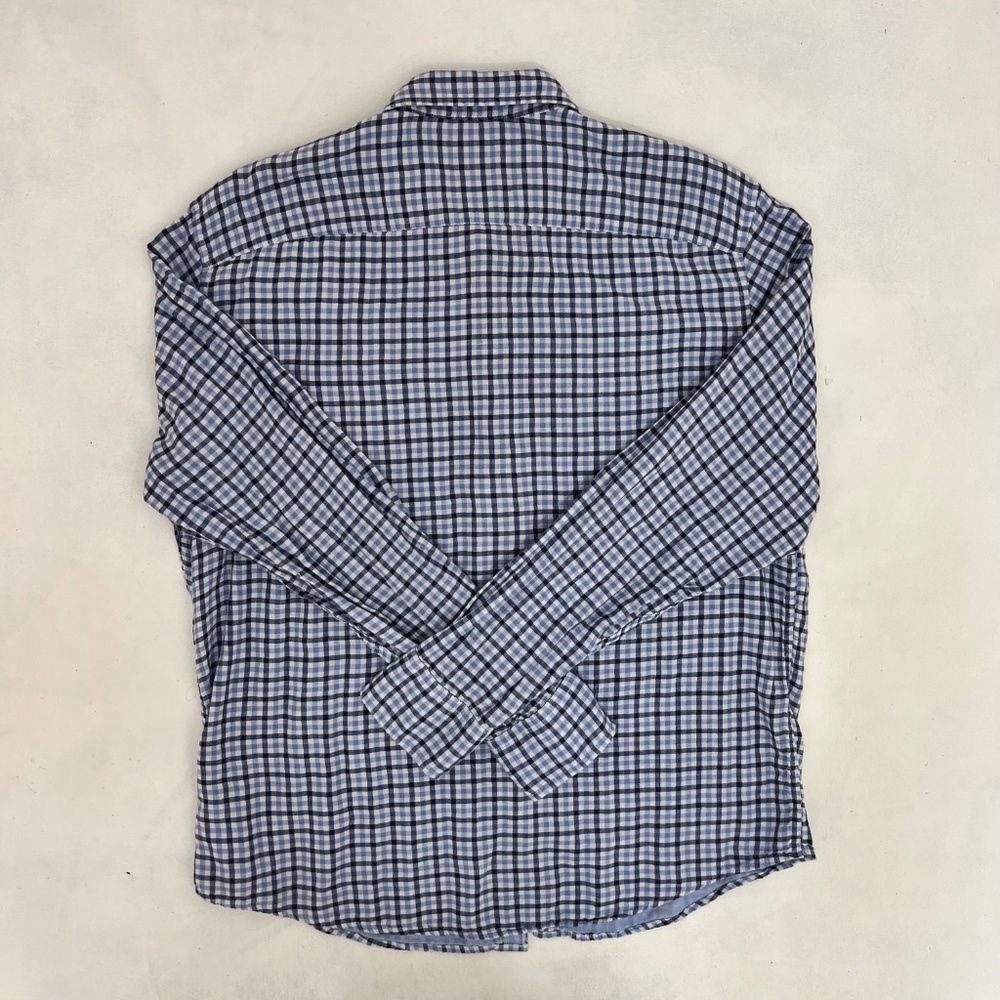 Untuckit Mens Size X-Large Soligo Shirt Multicolor Check Button-Down Collared - Picture 6 of 9